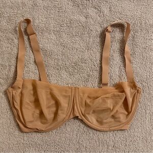 Skims sheer unlined balconette bra 32DD
